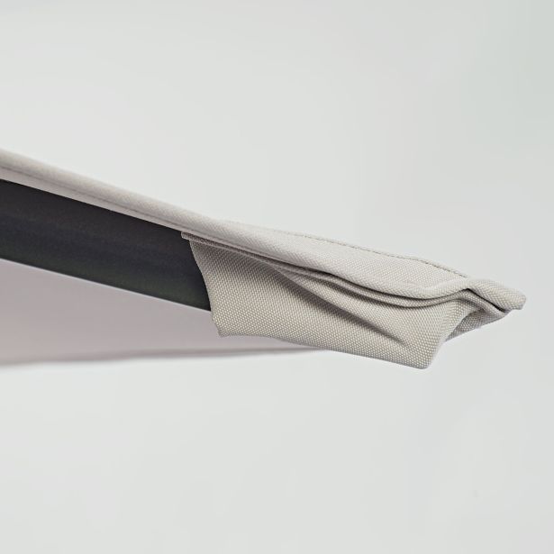 SENČNIK NATERIAL STRAN. AURA 290X390 RJAV ALU, JEKLO, 250G