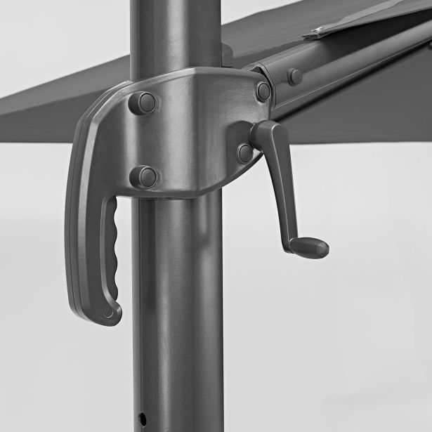 SENČNIK NATERIAL STRAN.AURA 290X390 T.SIV ALU, JEKLO, 250G