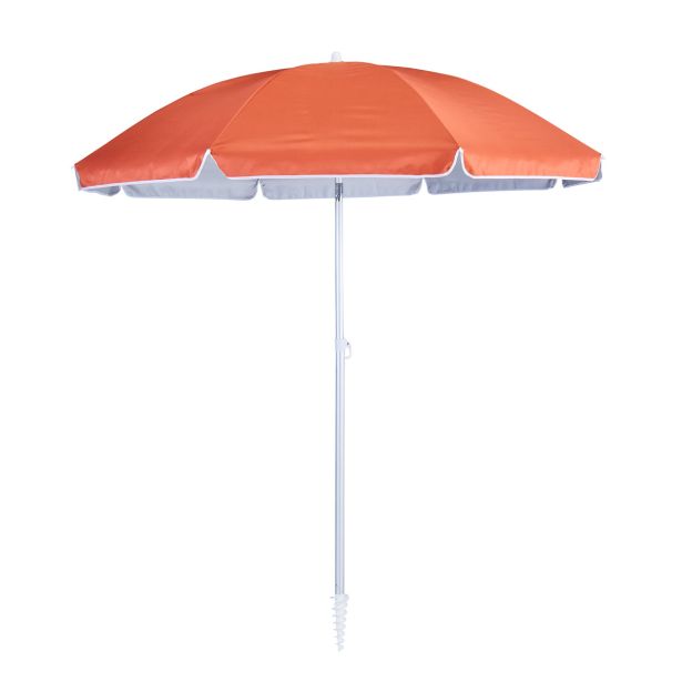 SENČNIK NATERIAL ZA PLAŽO VALI D200 ORANŽ. ALU, 160G