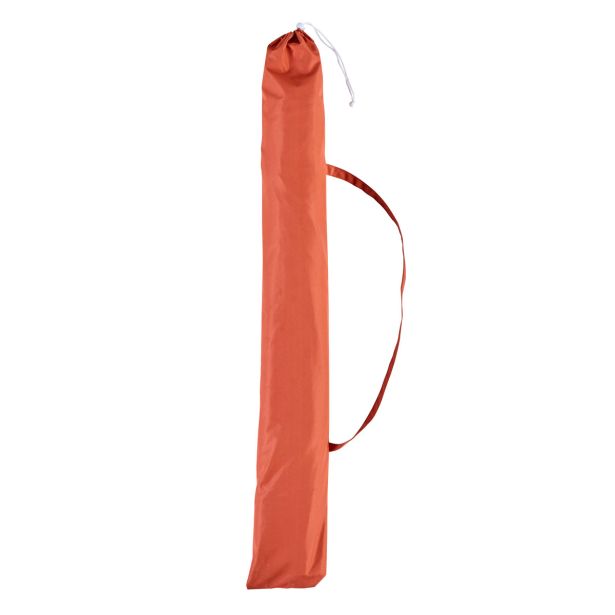 SENČNIK NATERIAL ZA PLAŽO VALI D200 ORANŽ. ALU, 160G