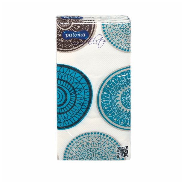 SERVIETE PALOMA ELITE 40X40 CM 16/1 TI1441 ZLOŽENE NA 1/8