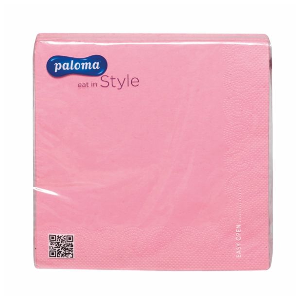 SERVIETE PALOMA STYLE 33X33 CM 20/1 CORAL PINK