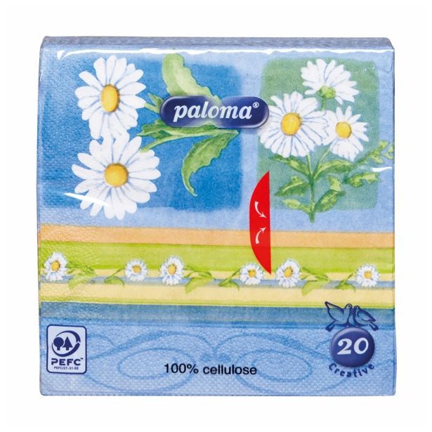 SERVIETE PALOMA STYLE 33X33 CM 20/1 TI1142