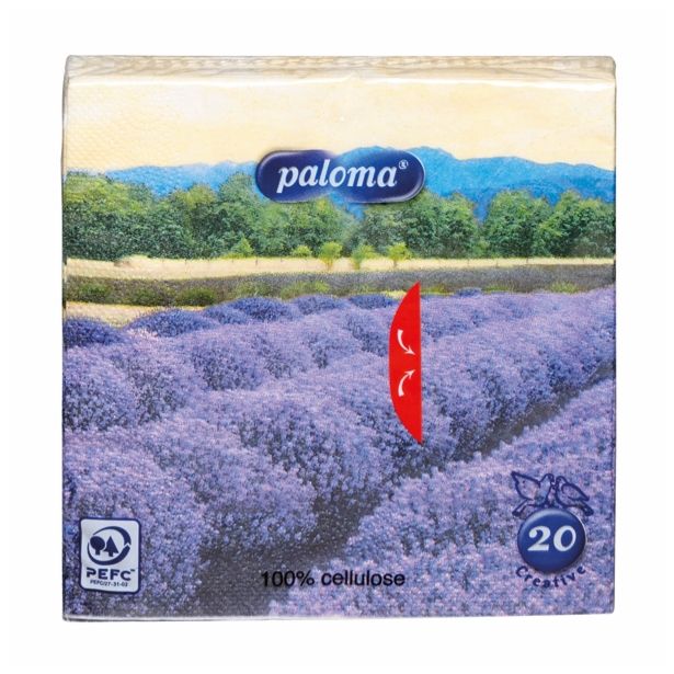 SERVIETE PALOMA STYLE 33X33 CM 20/1 TI1142