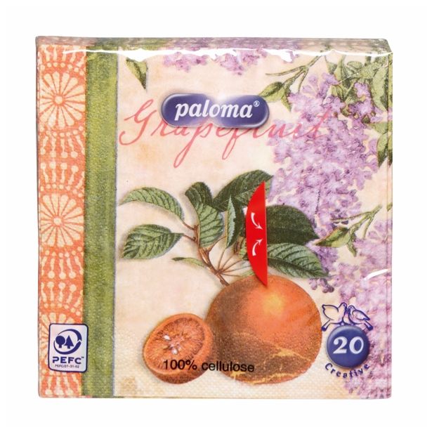 SERVIETE PALOMA STYLE 33X33 CM 20/1 TI1142