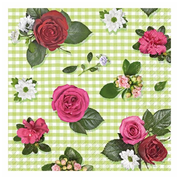 SERVIETNA, DECOUPAGE TEH. RAYHER PRTIČKI PAP. NATALIE 33X33 CM, 20 KOS