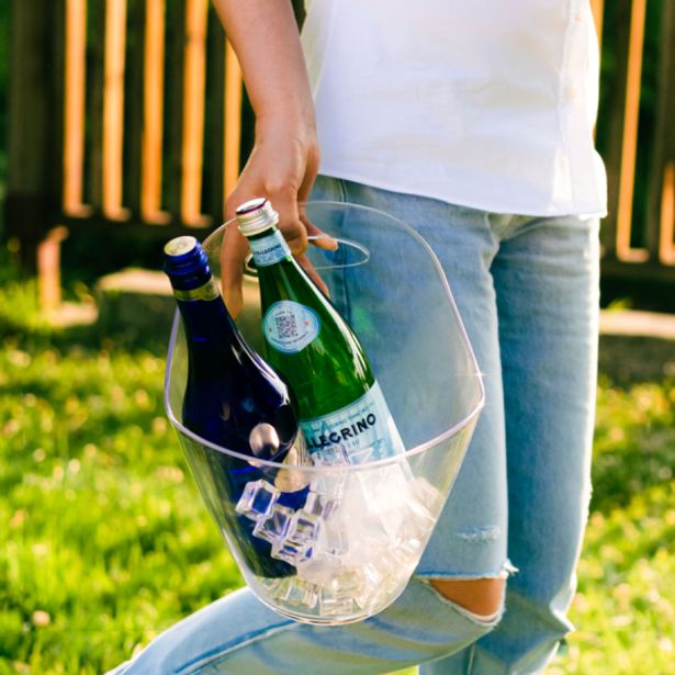 SERVIRNA POSODA ZA LED 28X24X25CM DISCO