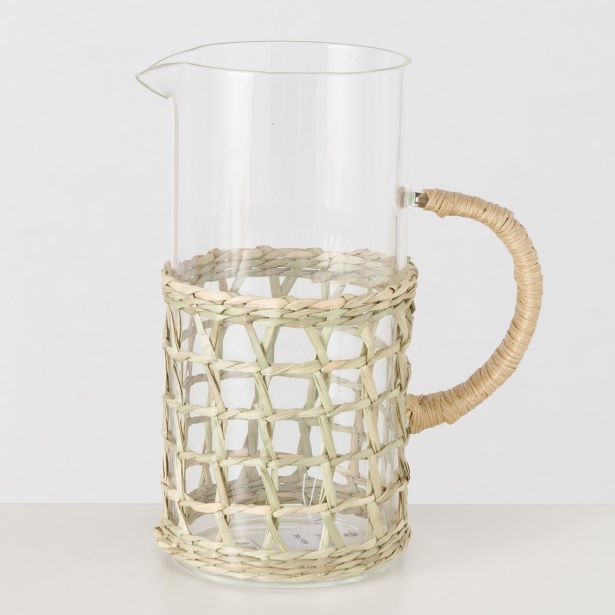 SERVIRNI VRČ BOLTZE KARAFA SANTOS, STEKLENA Z ROČAJEM