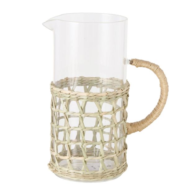 SERVIRNI VRČ BOLTZE KARAFA SANTOS, STEKLENA Z ROČAJEM