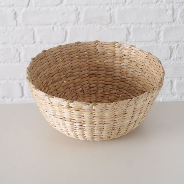 SERVIRNA SKLEDA BOLTZE 23 CM OKROGLA, STEKLENA