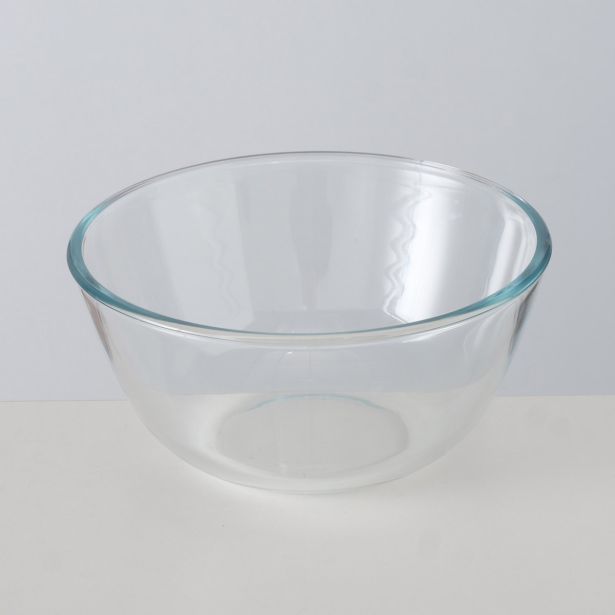 SERVIRNA SKLEDA BOLTZE 23 CM OKROGLA, STEKLENA