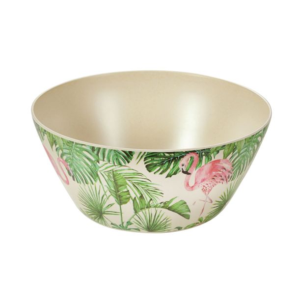 SERVIRNA SKLEDA KESPER 25 CM FLAMINGO BAMBOO