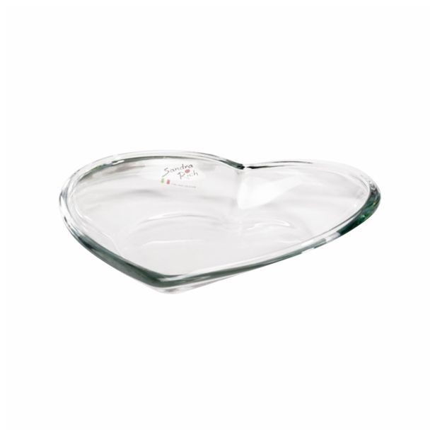 SERVIRNA SKLEDA SANDRA RICH 17X16.5 CM SRCE HEART STEKLENA