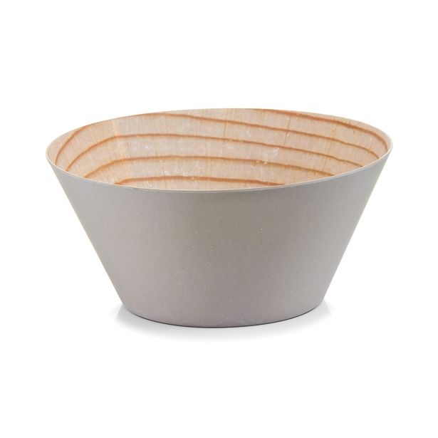 SERVIRNA SKLEDA ZELLER PRESENT 25.4X11.6 CM OKROGLA WOOD BAMBUS VLAKNA