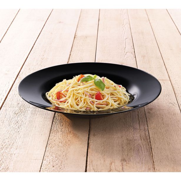 SERVIRNI KROŽNIK LUMINARC 28.5 CM FRIEND'S TIME ZA PASTO ČRN