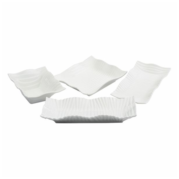 SERVIRNI KROŽNIK TOGNANA 19X19 CM POETICA BIANCO