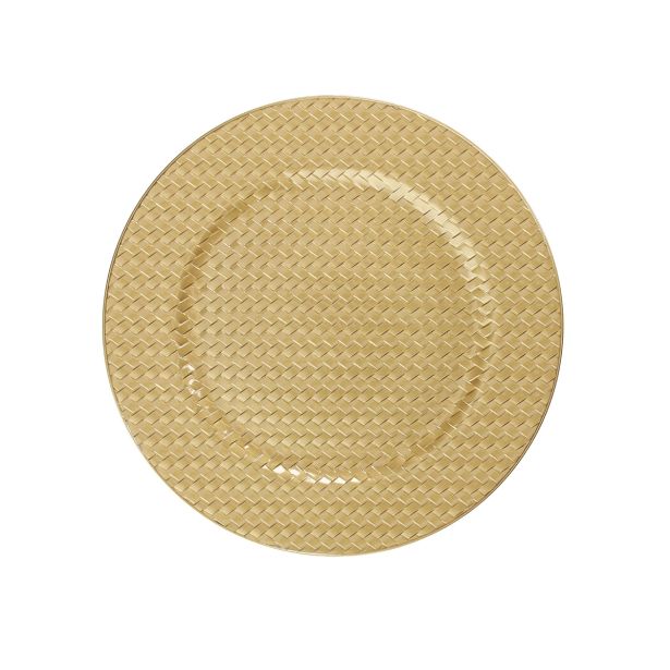 SERVIRNI KROŽNIK TOGNANA KRISTAL CHARGER PLATE 33 CM