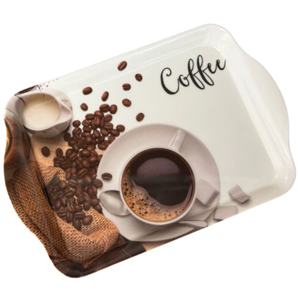 SERVIRNI PLADENJ ALPEKS 21X14.3X2 CM COFFEE PLASTIČNI