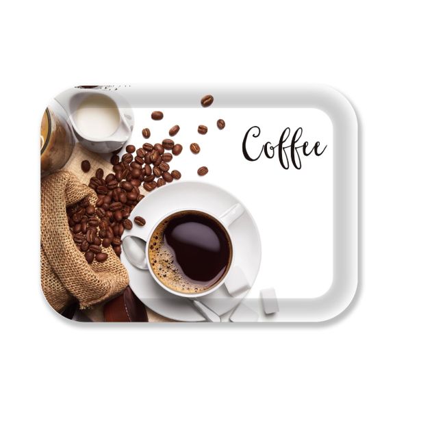 SERVIRNI PLADENJ ALPEKS 33X14.5X2.5 CM COFFEE PLASTIČNI