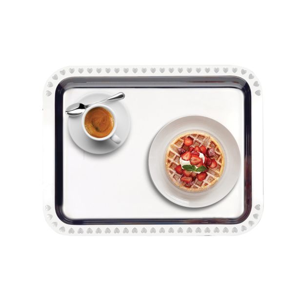 SERVIRNI PLADENJ ALPEKS DETTAGLI SRČKI 30X24 CM