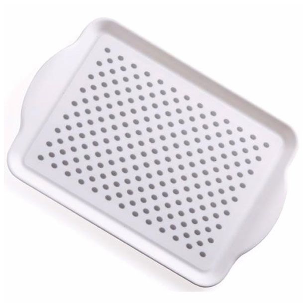 SERVIRNI PLADENJ PRAVOKOTEN BARVNI PIKE 44X29 CM