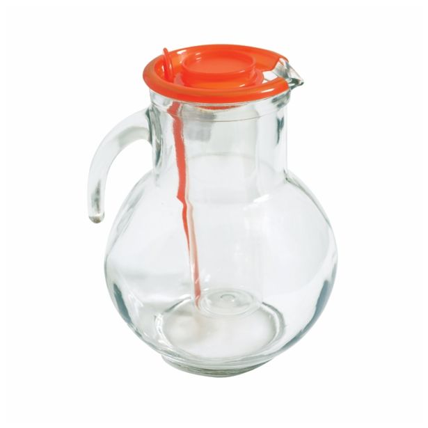 SERVIRNI VRČ BORMIOLI ROCCO KUFRA 2 L ORANŽEN POKROV Z VLOŽKOM