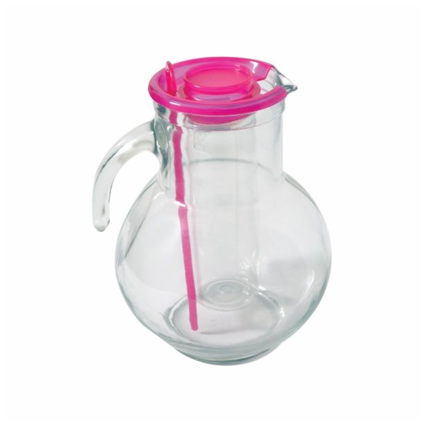 SERVIRNI VRČ BORMIOLI ROCCO KUFRA 2L ROZA POKROV Z VLOŽKOM