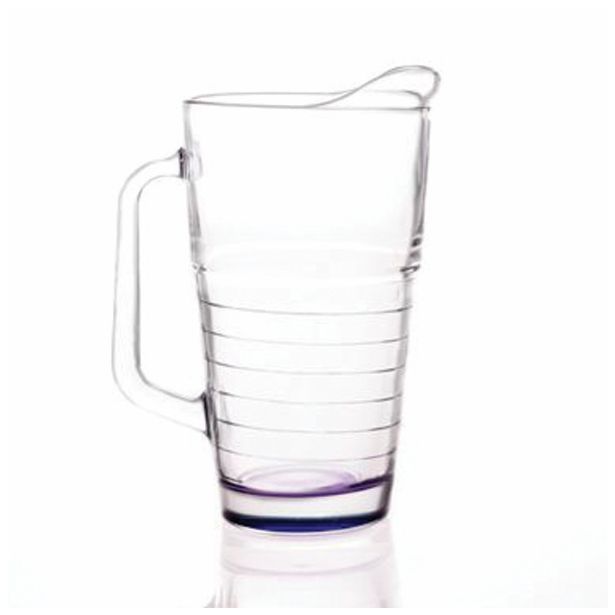 SERVIRNI VRČ STEKLARNA HRASTNIK IMPILABILE OPTIC 1250 ML VIJOLIČNO DNO