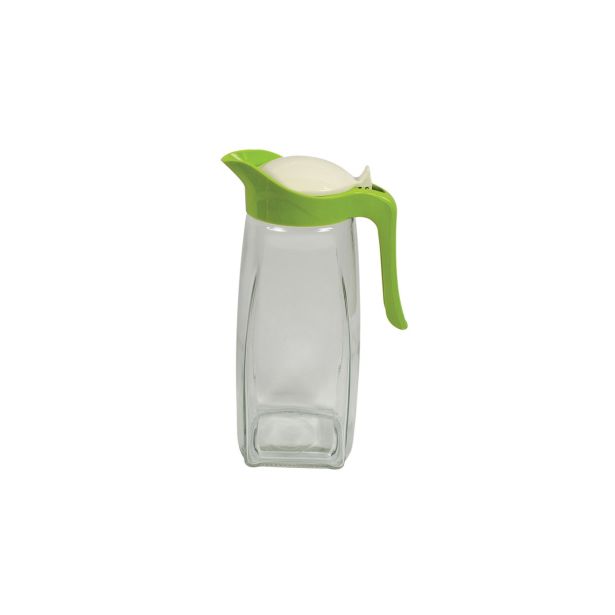 SERVIRNI VRČ STEKLEN 1.5 LIT RAZLIČNI BARVNI POKROVI