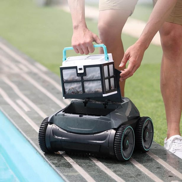 SESALNIK ZA BAZEN AIPER SEAGULL PRO BATERIJSKI ROBOTSKI, SIV