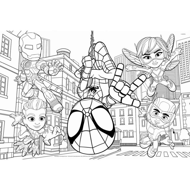 SESTAVLJANKA LISCIANI SPIDEY 2X24 KOM, OBOJESTRANSKA 99788