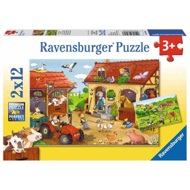 DRUŽABNE IGRE RAVENSBURGER SESTAVLJANKA R.2X12 DELNA