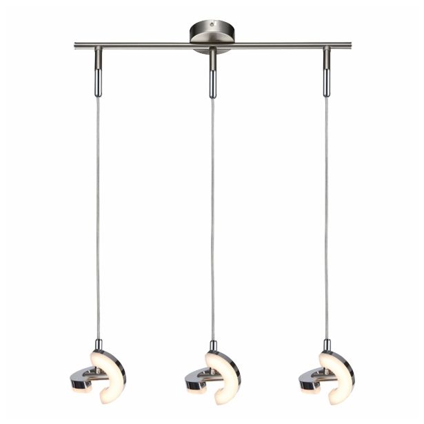 LED SESTAVLJIVI REFLEKTOR VARIO1 HOME 764002-3 OSNOVA 3X JEKLO BRUŠENO