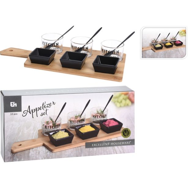 SERVIRNI KROŽNIK 10 DELNI SET