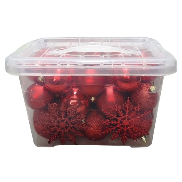 PVC BUNKA GLOSSTYLE SET 36 Z ROČKO RDEČE BARVE V PVC ŠKATLI