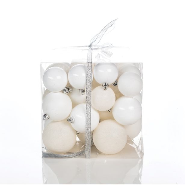 SET BELIH BUNKIC V RAZLIČNIH VELIKOSTIH 36/1