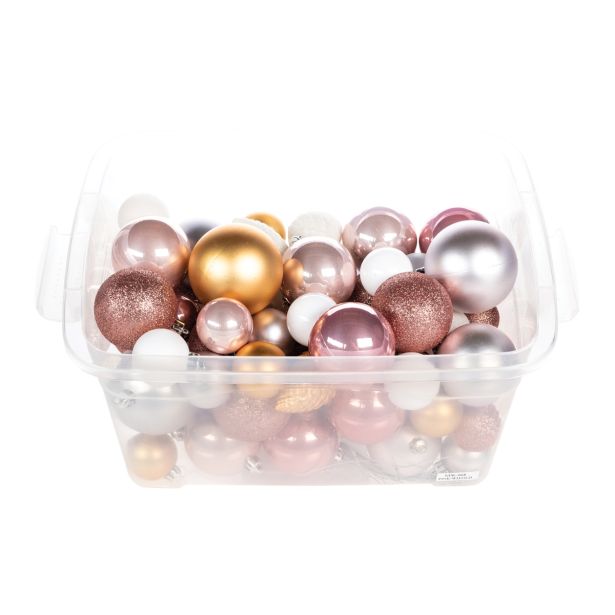 PVC BUNKA GLOSSTYLE SET 68/1 ROMANTIKA ROZA/ ZLATA/BELA, V PVC ZABOJU