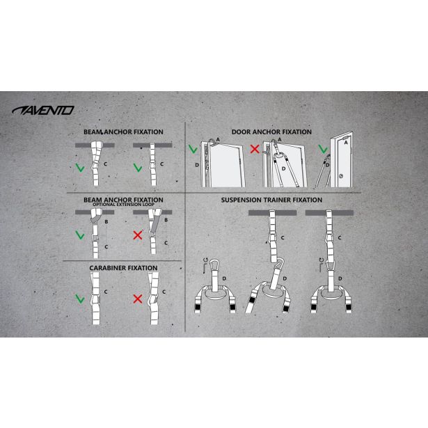 SET ELASTNIČNIH TRAKOV AVENTO Z ROČAJI 42HN