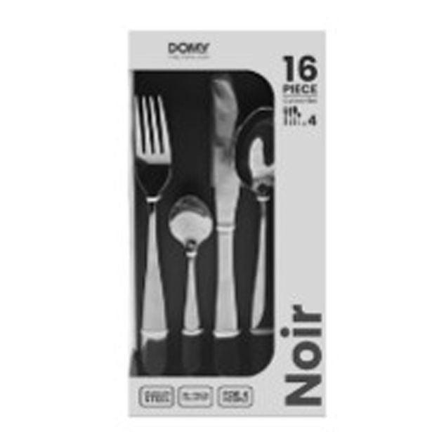 SET JEDILNEGA PRIBORA DOMY 16 DELNI NOIR