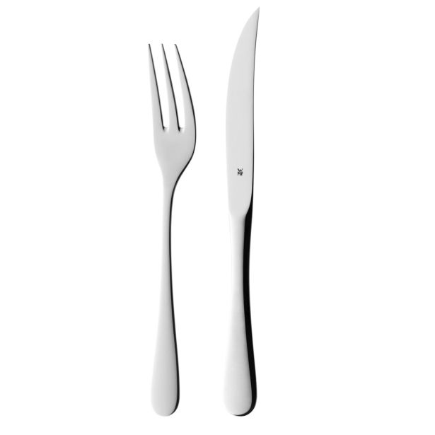 SET JEDILNEGA PRIBORA WMF 12 DELNI ZA STEAK V LESENI ŠKATLI