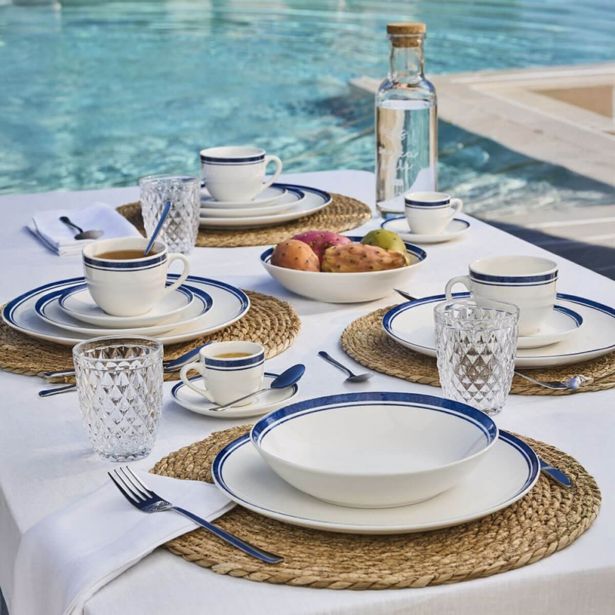 SET KROŽNIKOV TOGNANA 18 DELNI MADISON FILO BLU