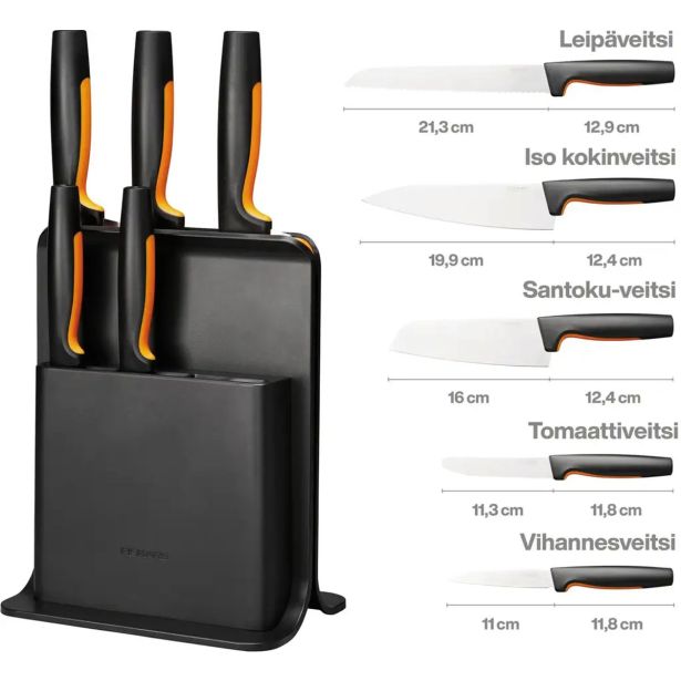 SET NOŽEV FISKARS 5/1 STOJALO FUNCTIONAL FORM