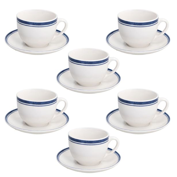 SET SKODELIC IN LONČKOV TOGNANA 6 DELNI MADISON FILO BLU 260 ML