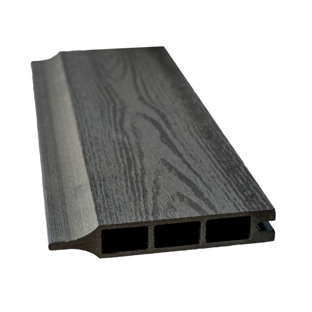 WPC SISTEM OGRAJA TEMNO SIVA 180X180 CM 1 STEBRIČEK + 13 DESK