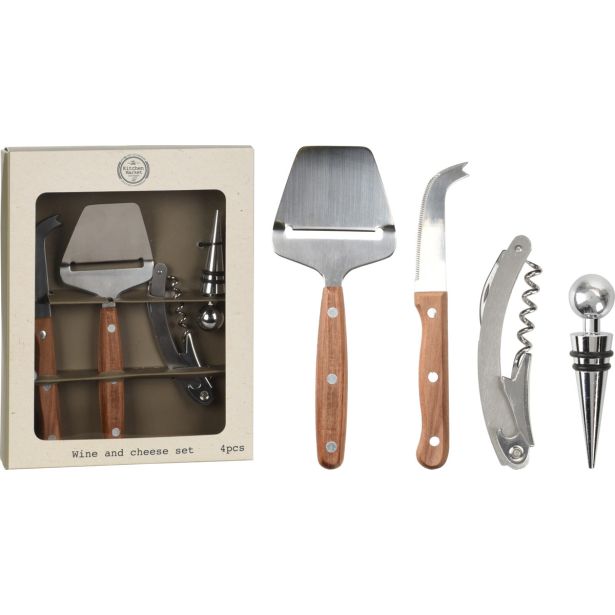 KUHINJSKI PRIPOMOČEK SET ZA VINO IN SIRE