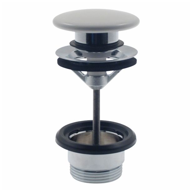 SIFON ZA UMIVALNIK MINES-IB IZLIVNI VENTIL NA POTISK KLIK-KLAK PORCELAN BELI