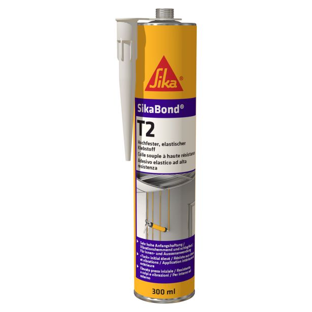POLIURETANSKO LEPILO SIKA SIKABOND T2 BEL SI 300ML