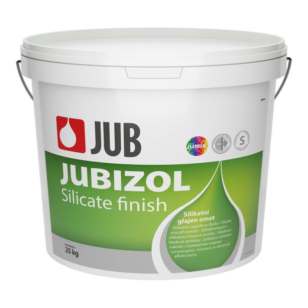 SILIKATNI FASADNI OMET JUB JUBIZOL SILICATE FINISH S BEL 1.5 MM KOS=25KG