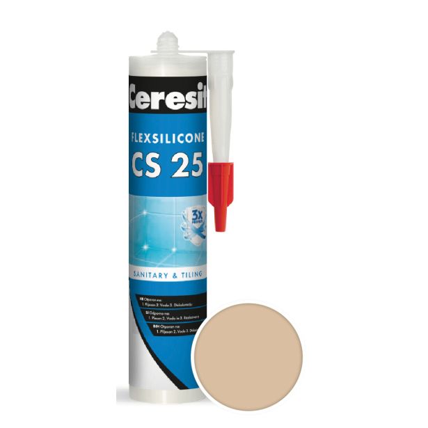 SILIKONSKA TESNILNA MASA HENKEL ACB CERESIT CS 25 46 CARAMEL 280 ML