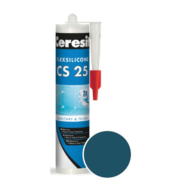 SILIKONSKA TESNILNA MASA HENKEL ACB CERESIT CS 25 88 - OCEAN 280 ML